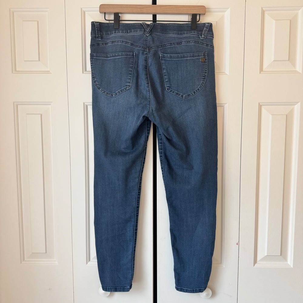 Democracy Ab Solution Skinny Jeans Womens 10 Medium Wash Blue Denim Pants - Picture 2 of 5